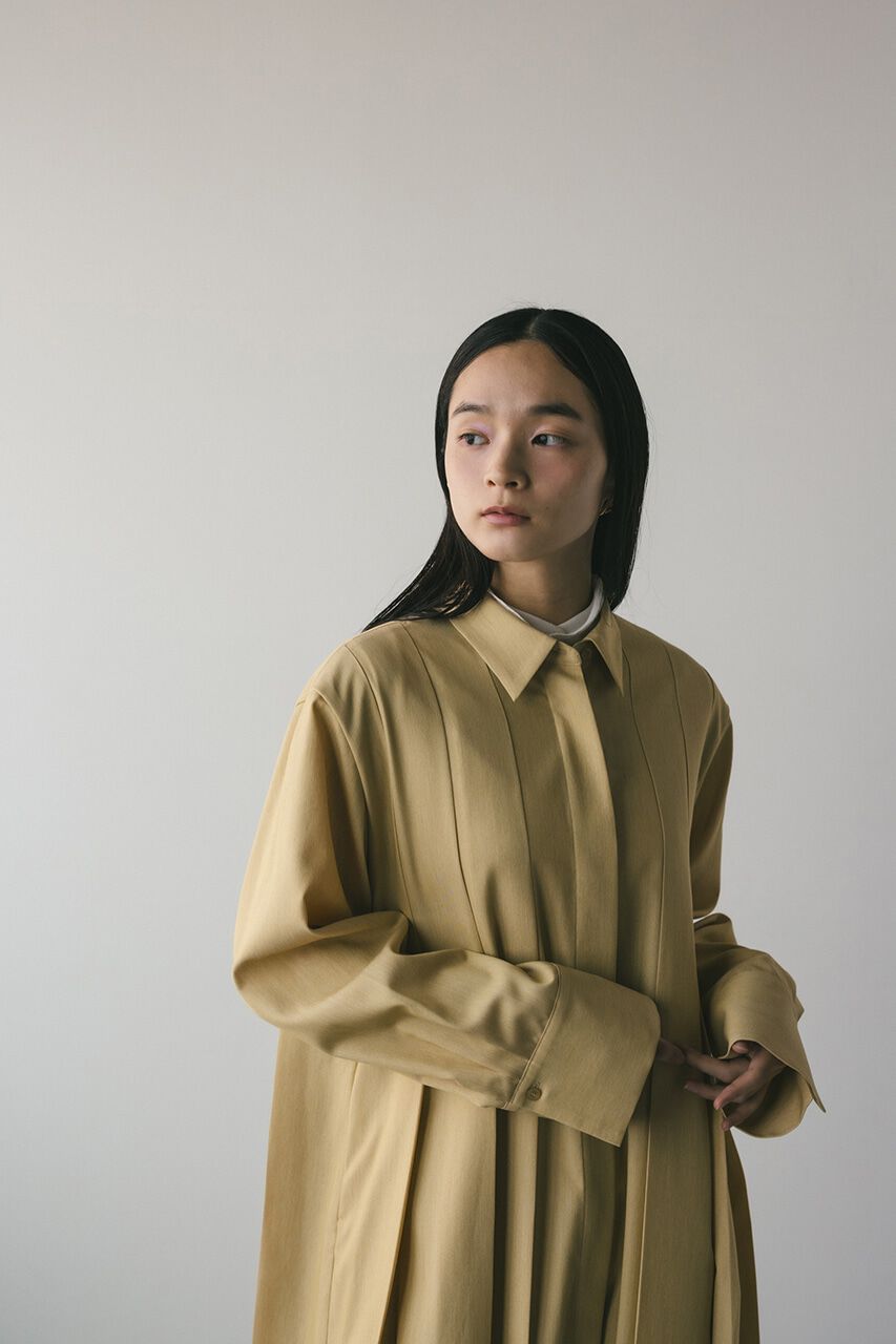 STYLEMIXER「ワイドプリーツシャツワンピース」|ワンピース|