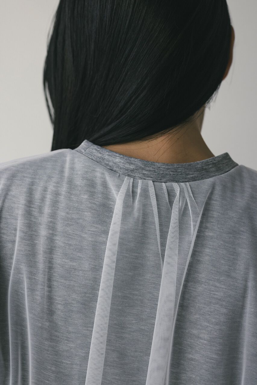 STYLEMIXER「チュールレイヤードトップ」|パーカー|