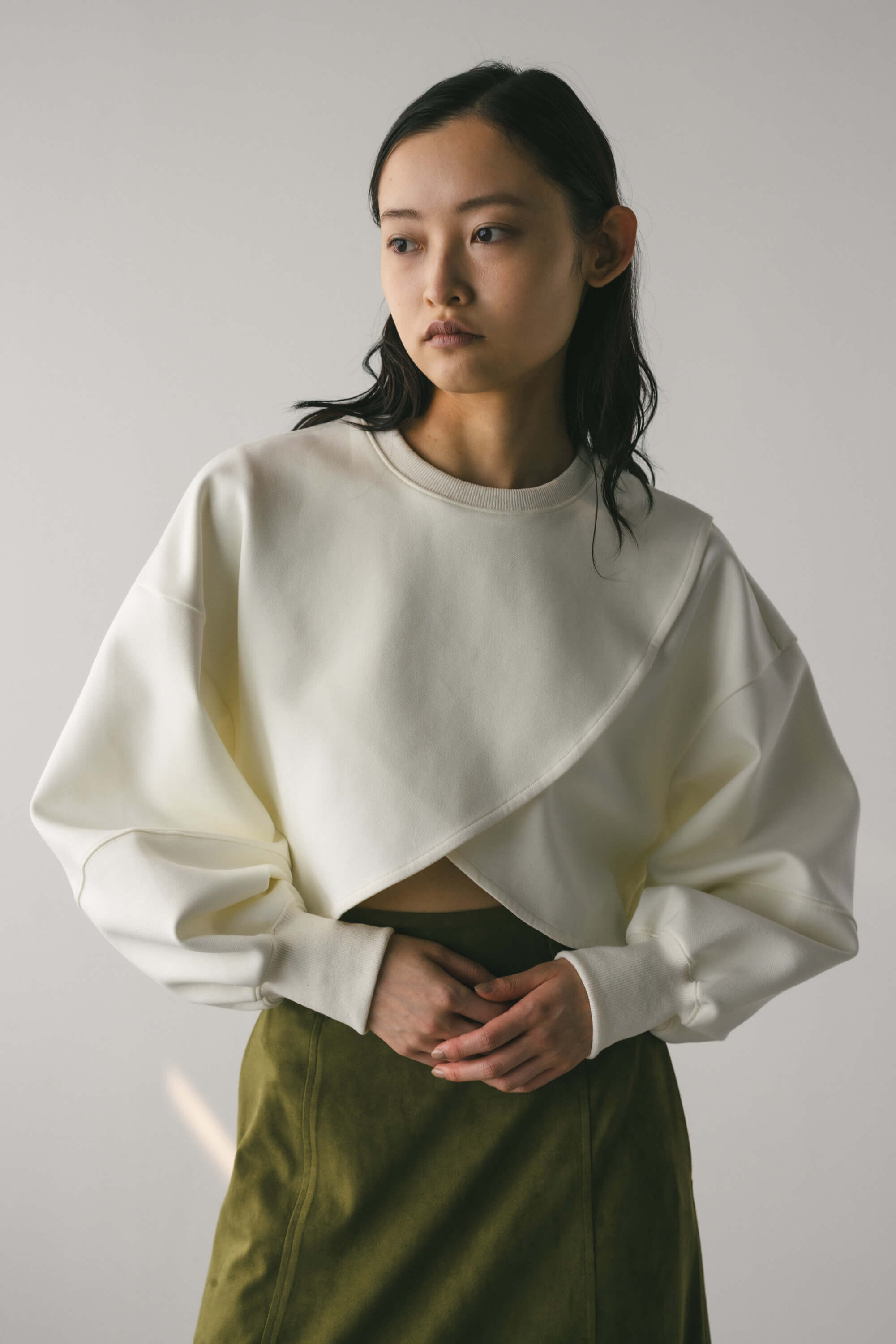 STYLEMIXER「2WAYクロスダンボールトップ」|パーカー|