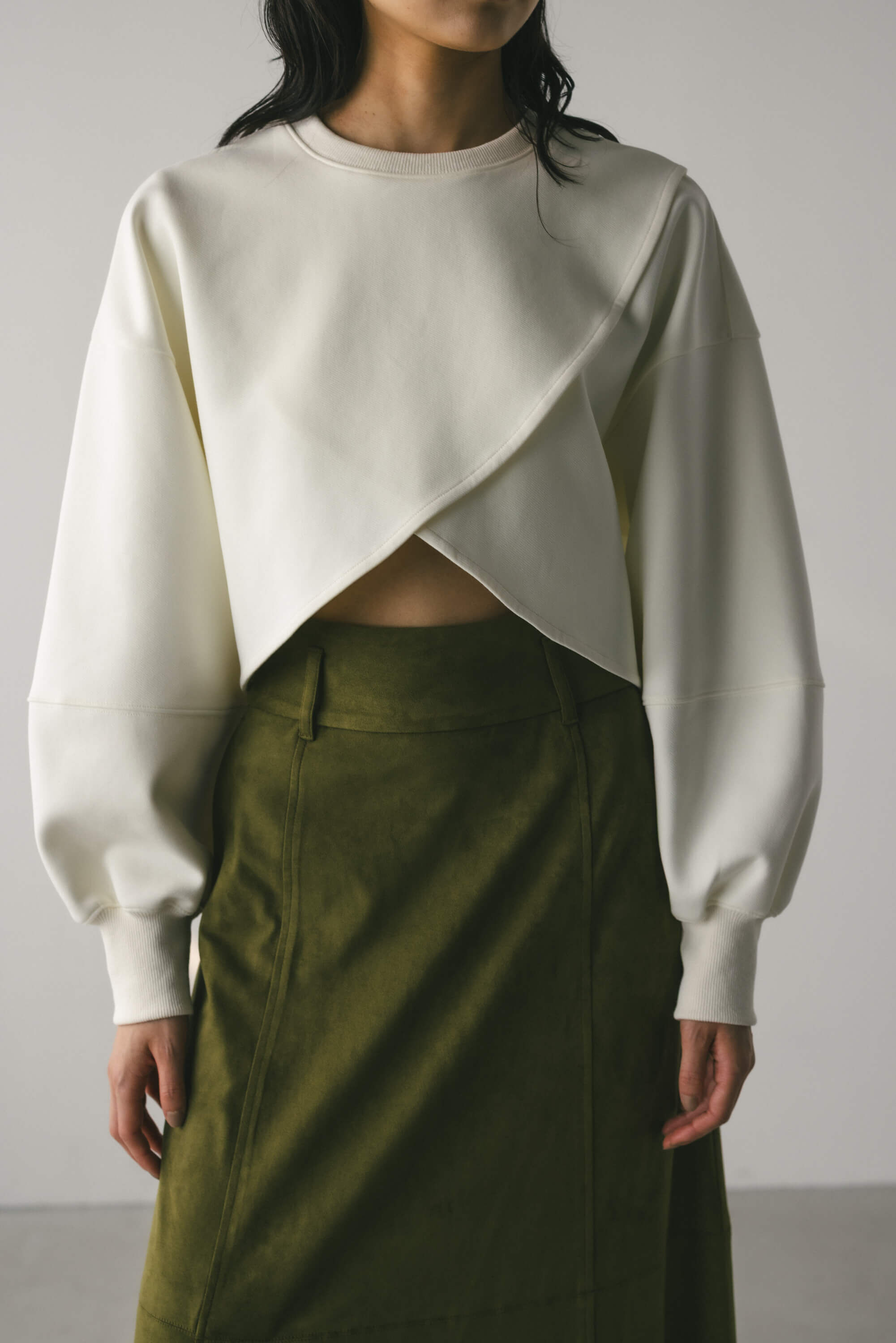 STYLEMIXER「2WAYクロスダンボールトップ」|パーカー|