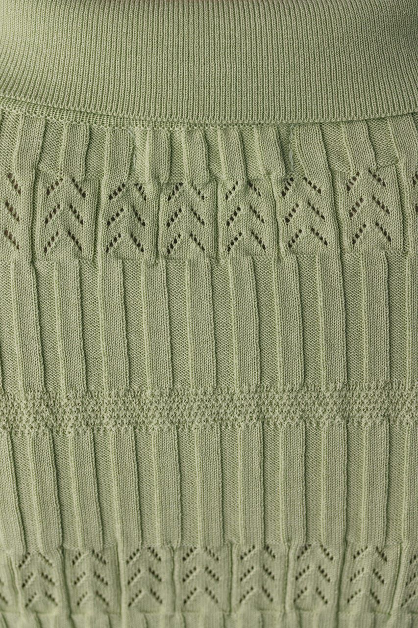 STYLEMIXER「アイレットリブニットポロ」|ニット・セーター|