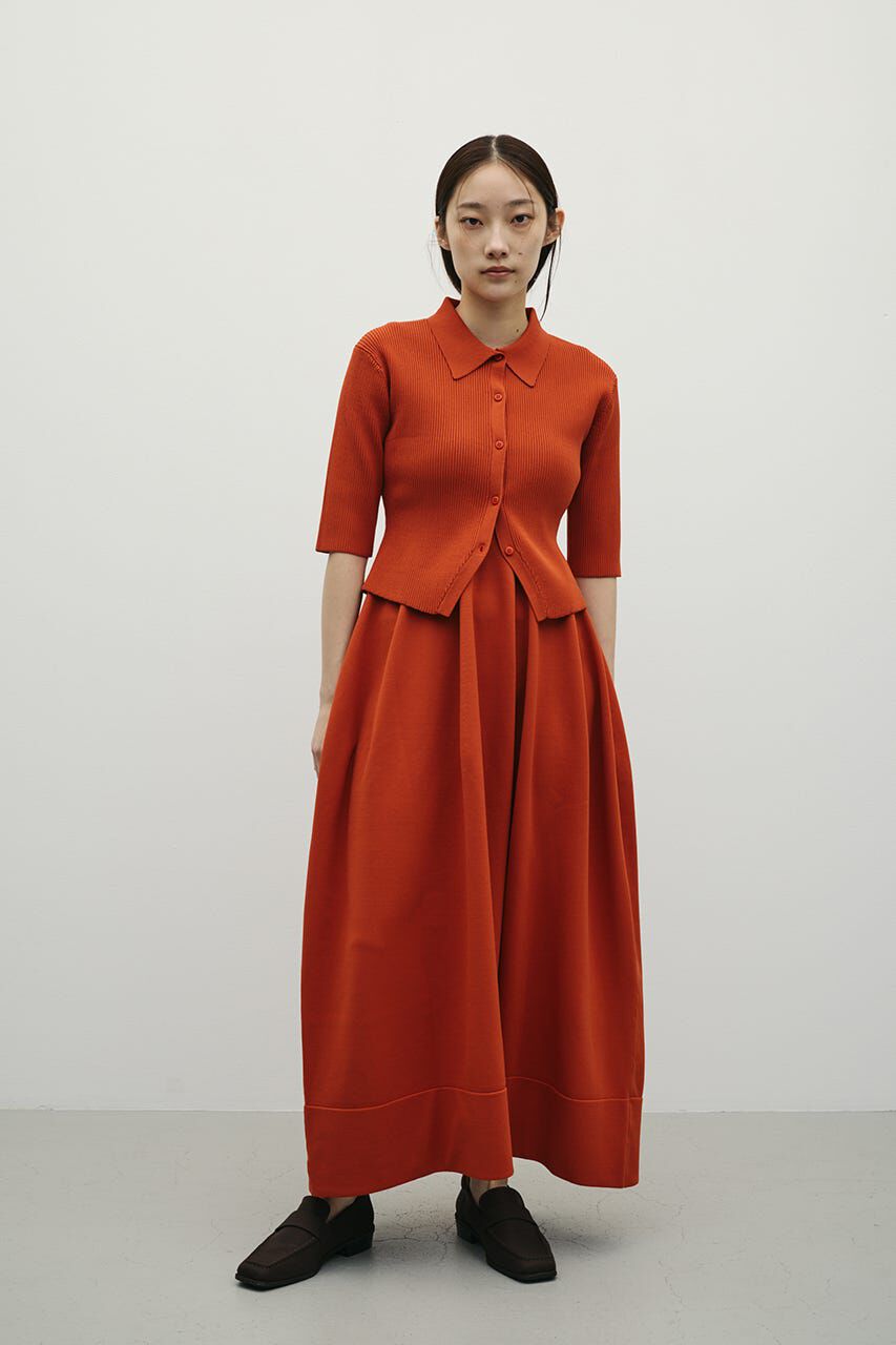 STYLEMIXER「2ピースハーフスリーブポロニットワンピース」|ワンピース|