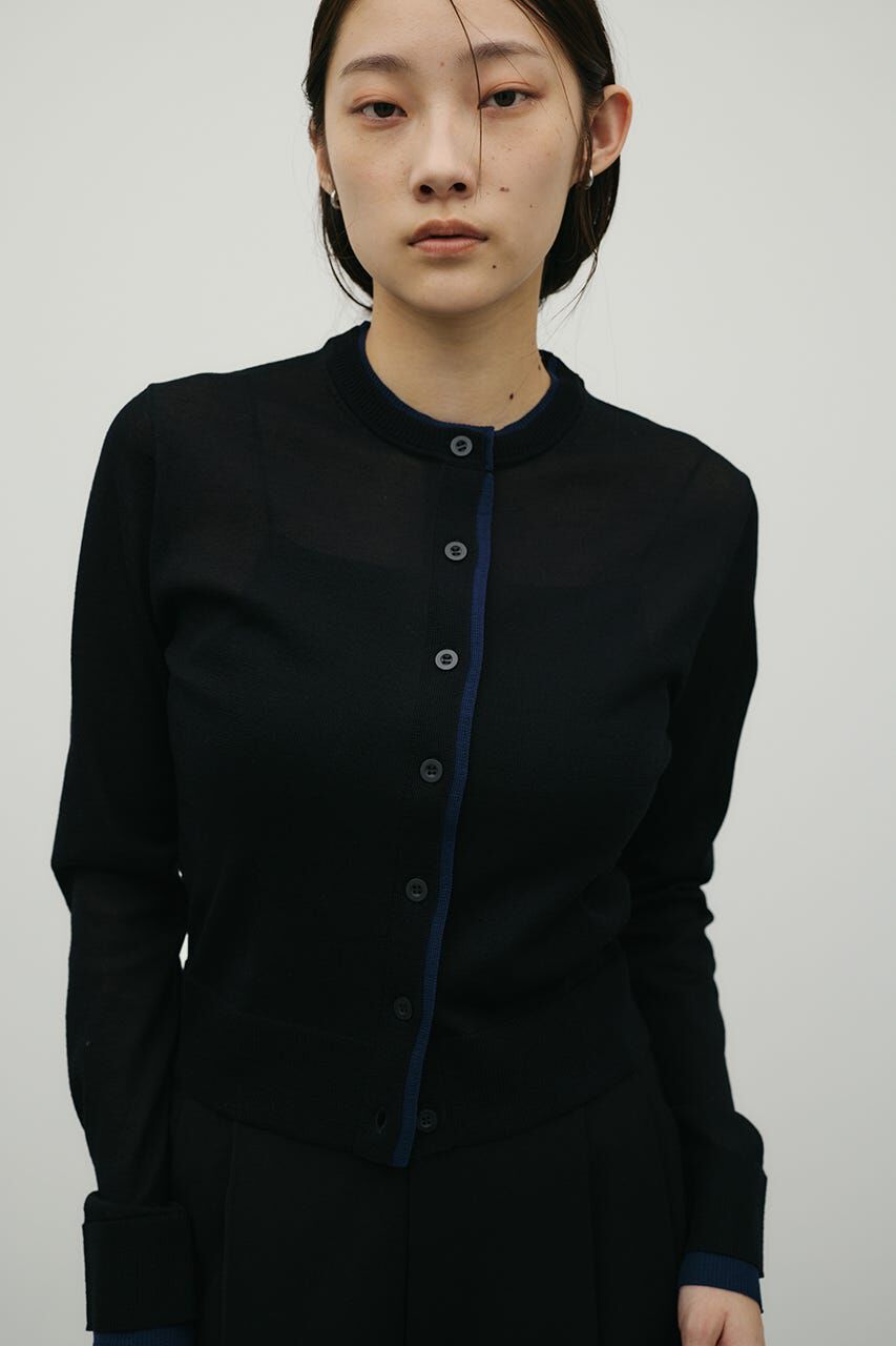 STYLEMIXER「バイカラーニットカーデ」|ニット・セーター|