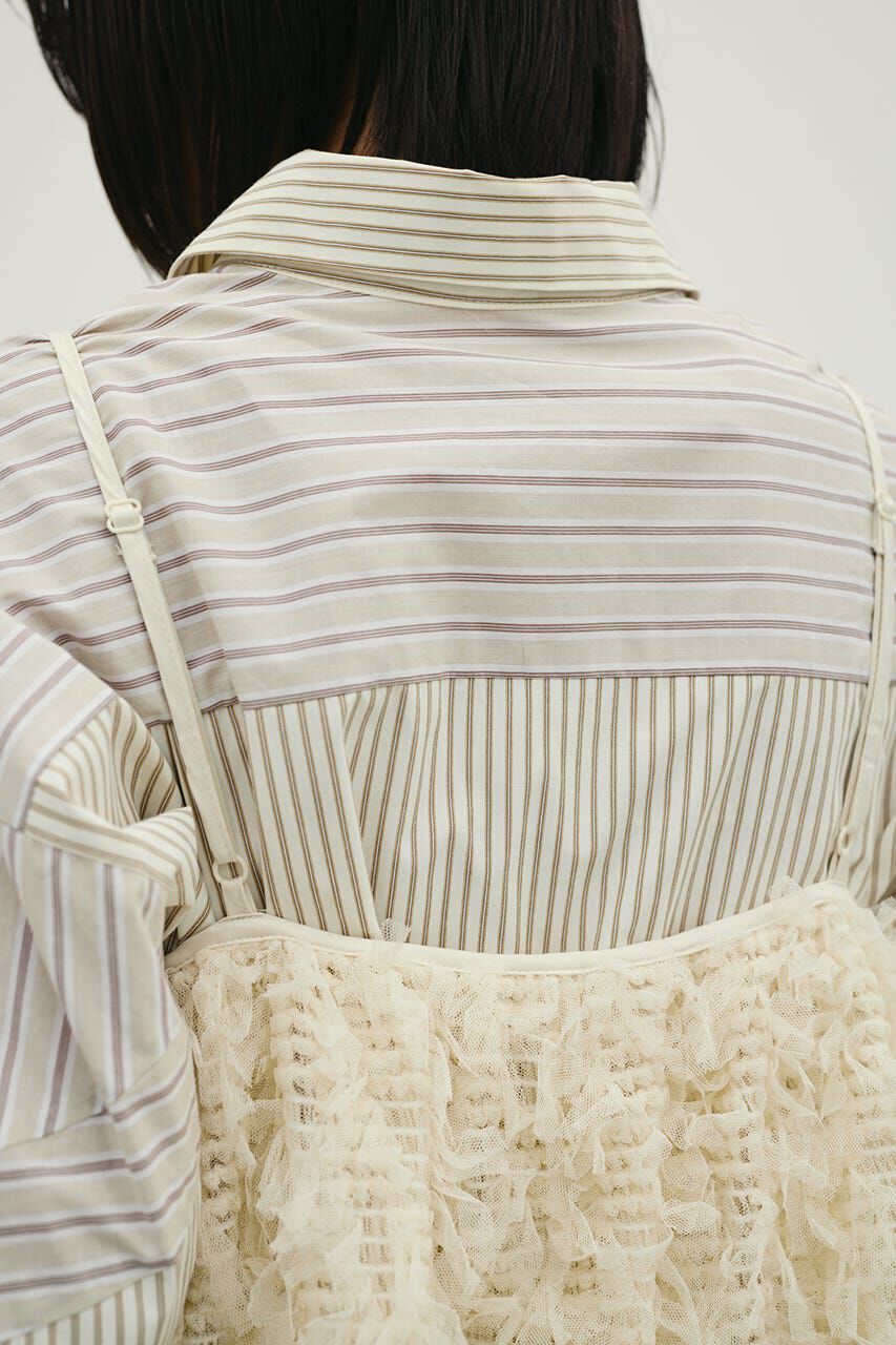 STYLEMIXER「チュールフリルキャミ」|キャミソール|