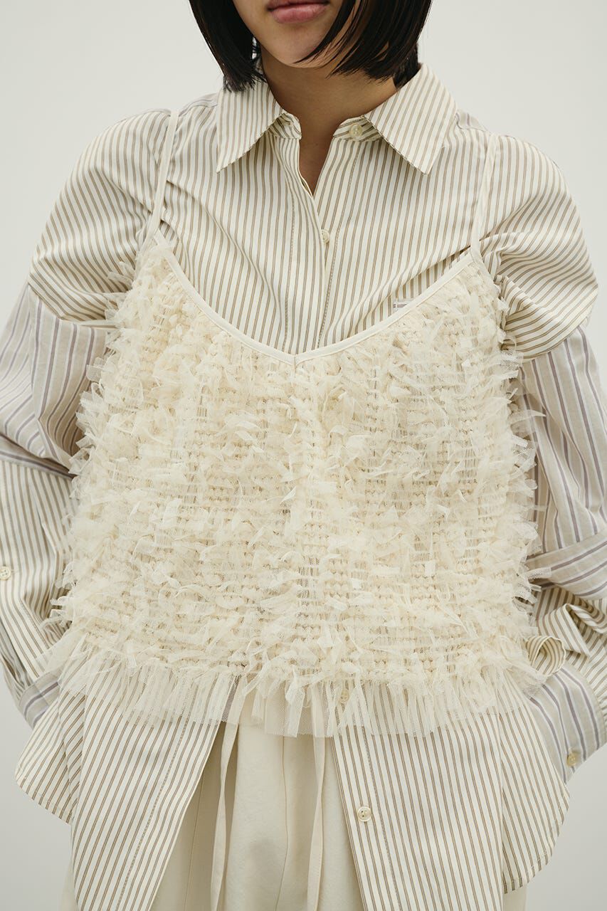 STYLEMIXER「チュールフリルキャミ」|キャミソール|