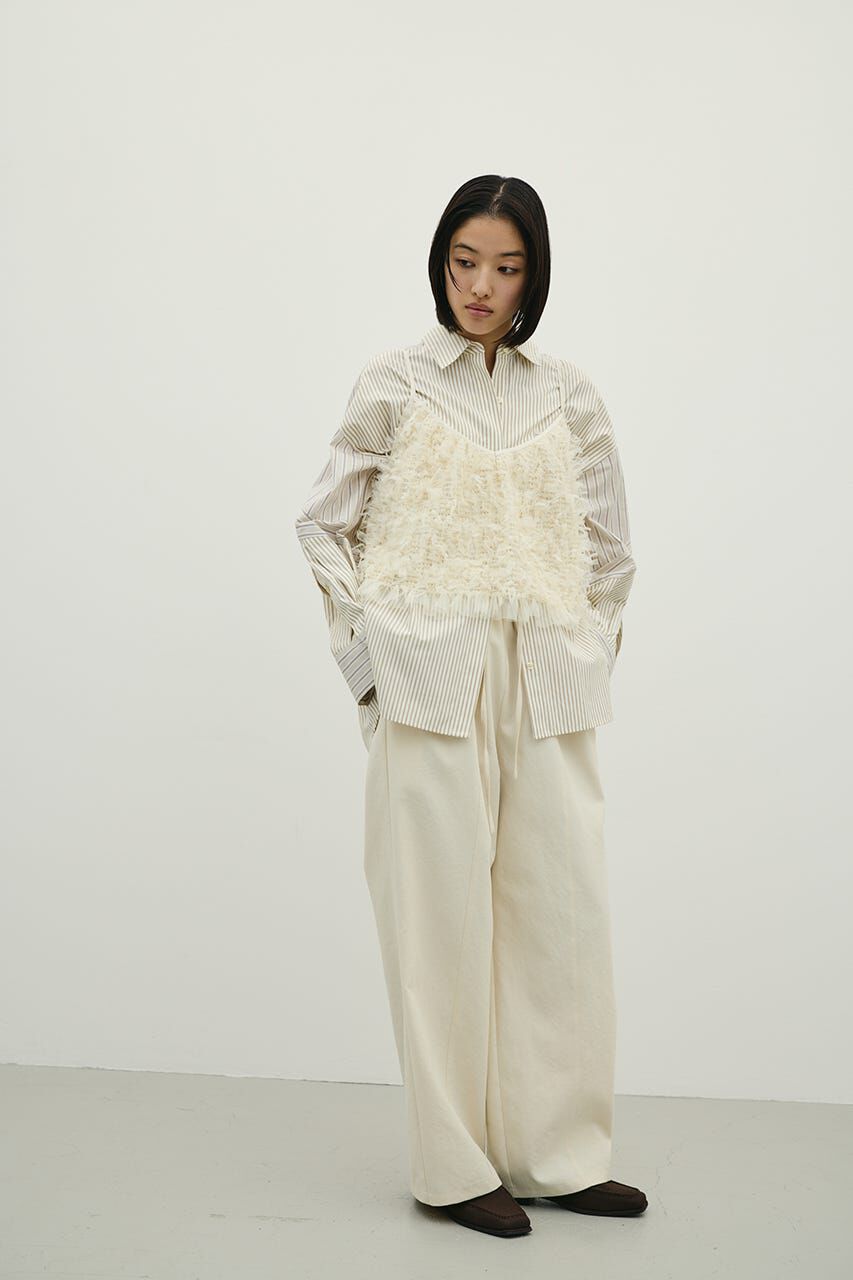 STYLEMIXER「チュールフリルキャミ」|キャミソール|