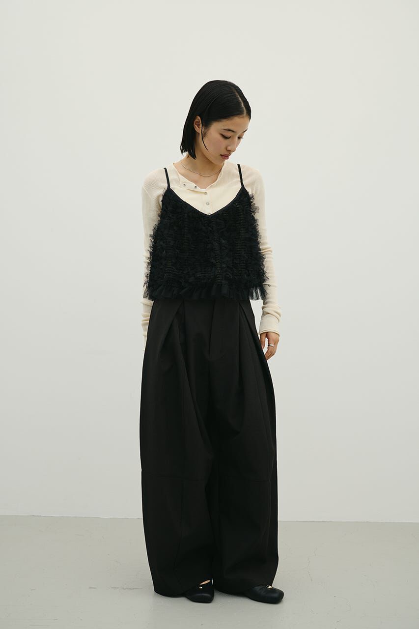 STYLEMIXER「チュールフリルキャミ」|キャミソール|