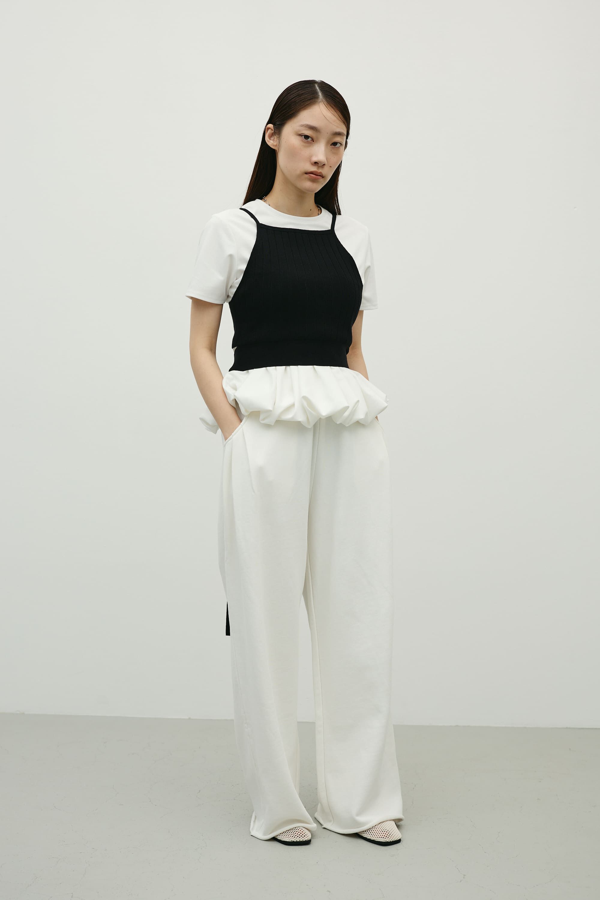 STYLEMIXER「アメスリニットビスチェ」|キャミソール|