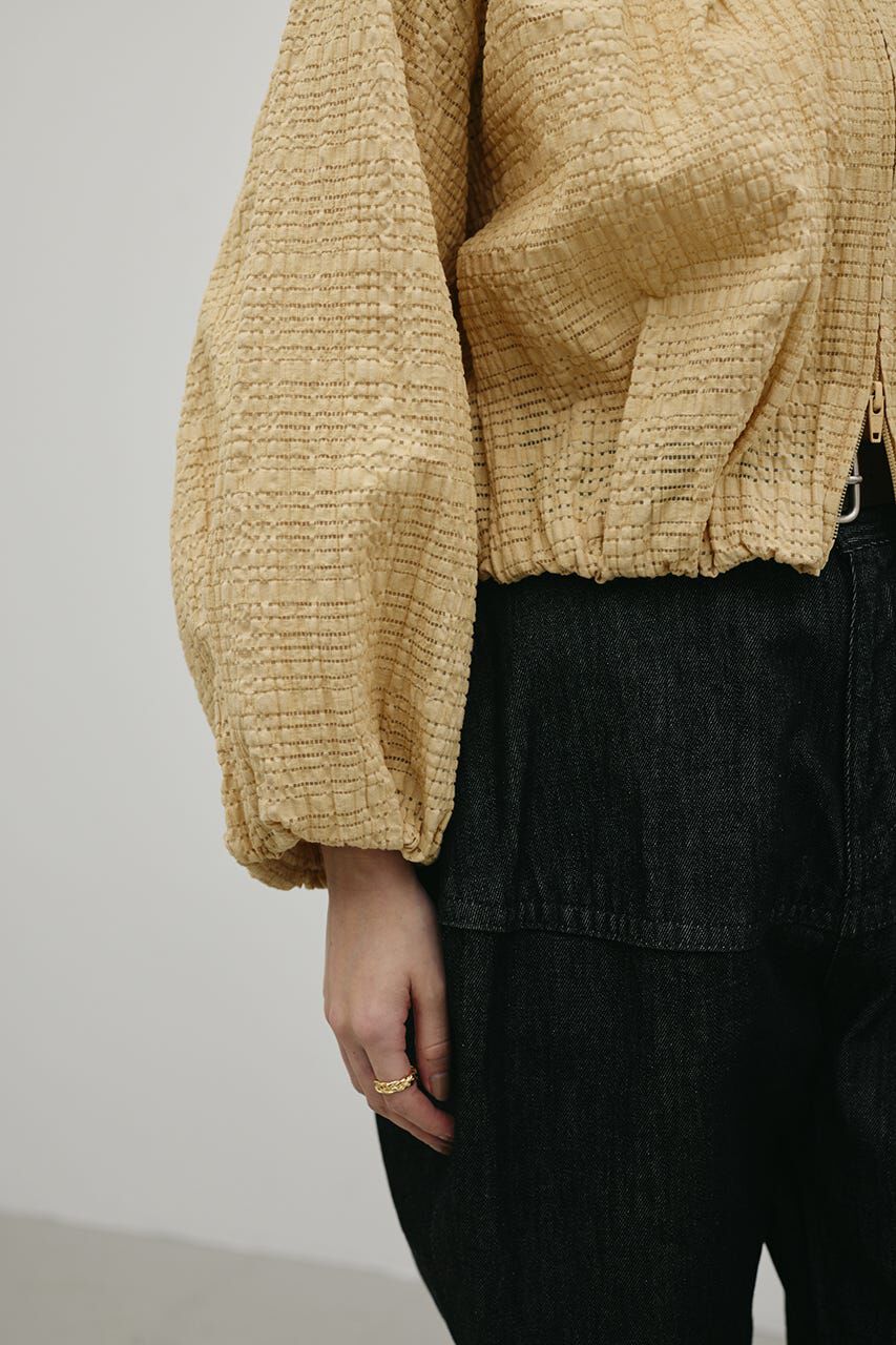 STYLEMIXER「ボリュームスリーブレースブルゾン」|ブルゾン・スタジャン|