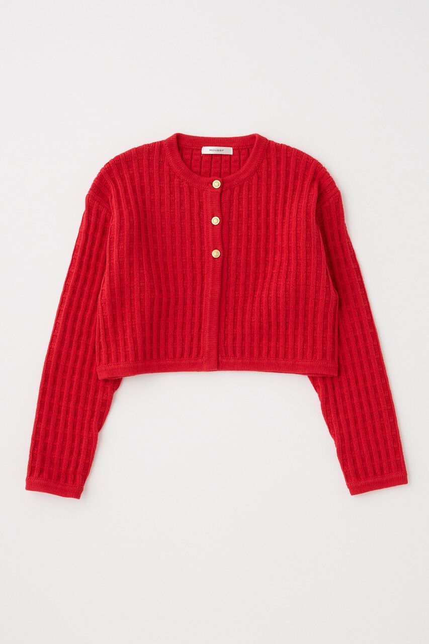 MOUSSY「BI COLOR ニットカーディガン」|カーディガン|