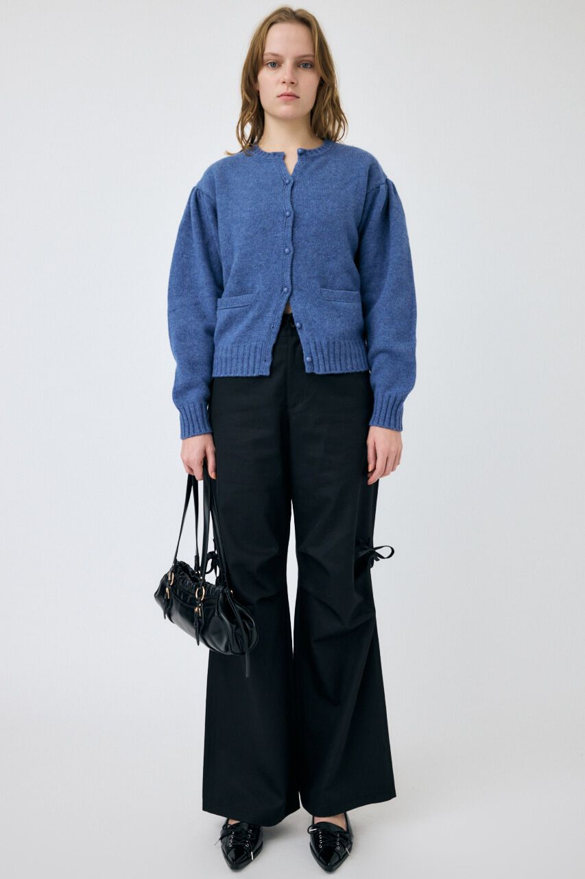 MOUSSY「BUTTON UP ニットカーディガン」|カーディガン|