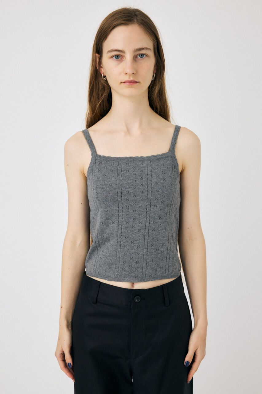 MOUSSY「PICOT EYELET ニットアンサンブル」|ニット・セーター|