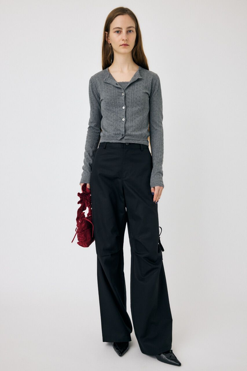 MOUSSY「PICOT EYELET ニットアンサンブル」|ニット・セーター|