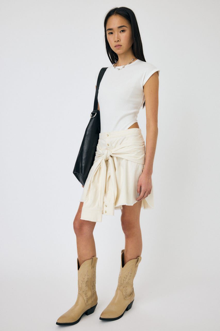 MOUSSY「BASIC RIB ボディスーツ」|Tシャツ・カットソー|