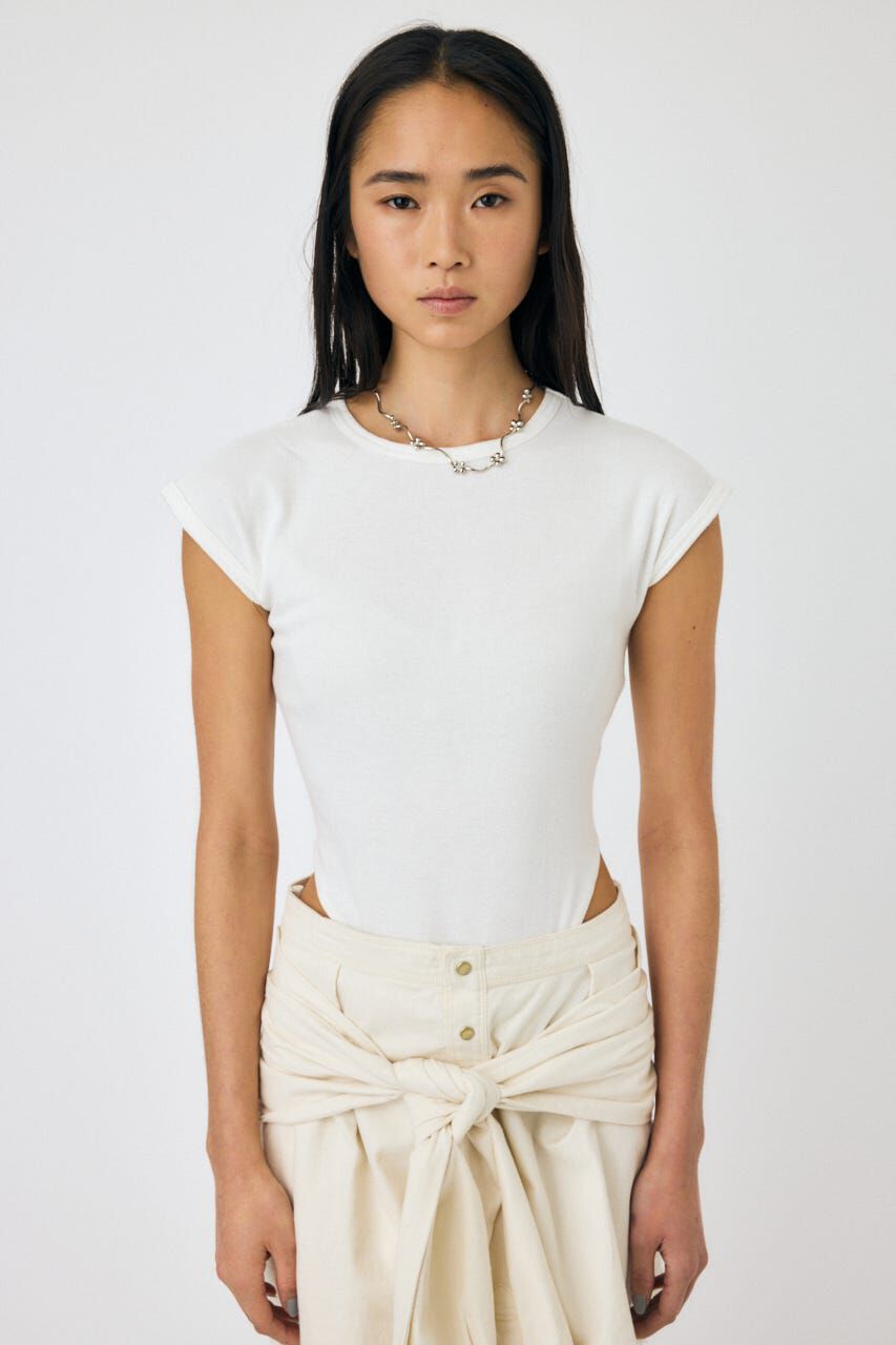 MOUSSY「BASIC RIB ボディスーツ」|Tシャツ・カットソー|