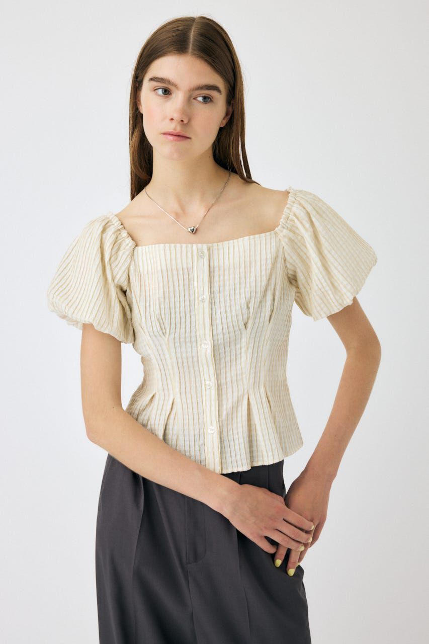 MOUSSY「BALLOON SLEEVE トップス」|シャツ・ブラウス|