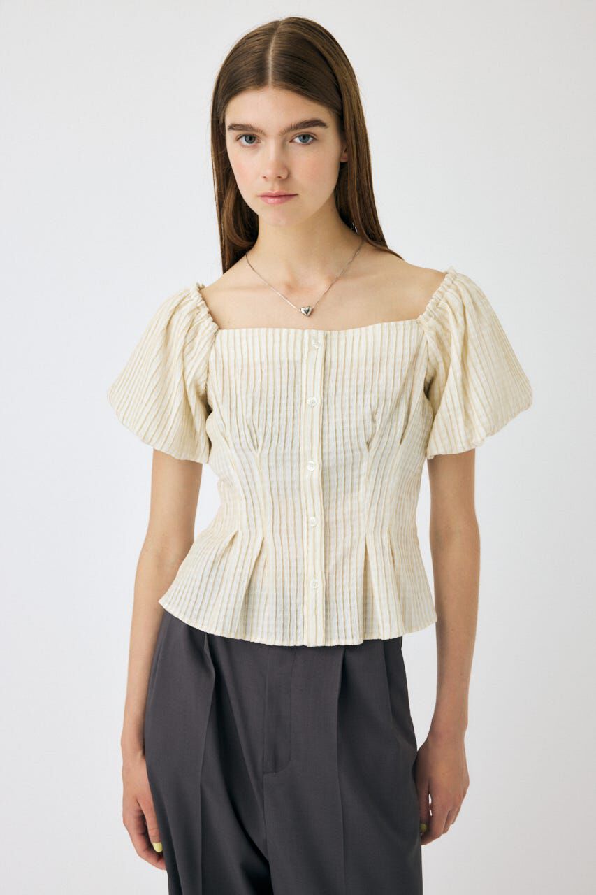 MOUSSY「BALLOON SLEEVE トップス」|シャツ・ブラウス|