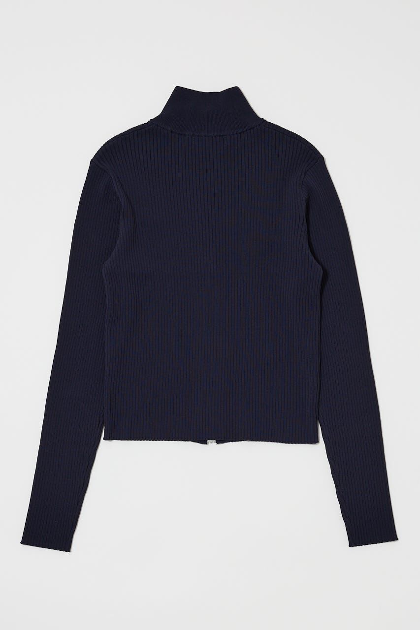 MOUSSY「BI COLOR MIDDLE NECKトップス」|ニット・セーター|