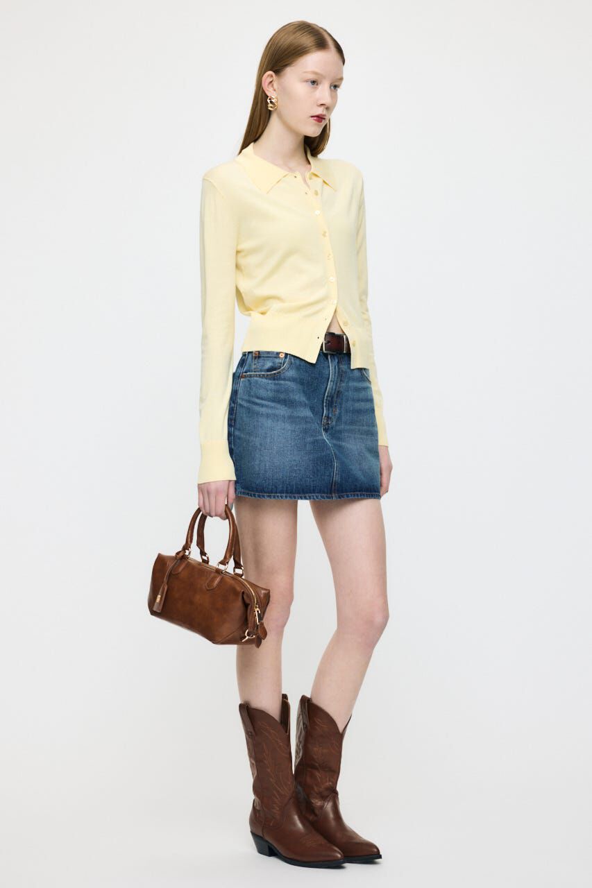 MOUSSY「HIGH GAUGE KNIT シャツ」|シャツ・ブラウス|