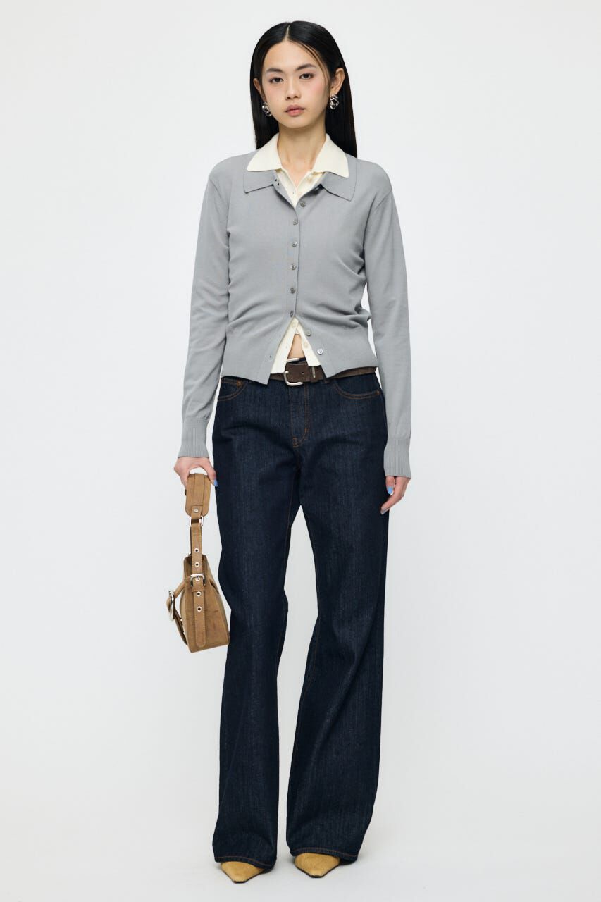 MOUSSY「HIGH GAUGE KNIT シャツ」|シャツ・ブラウス|