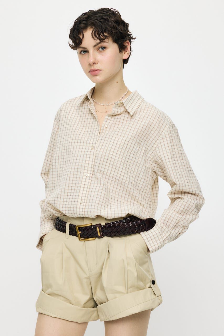 MOUSSY「SUCKER CHECK シャツ」|シャツ・ブラウス|