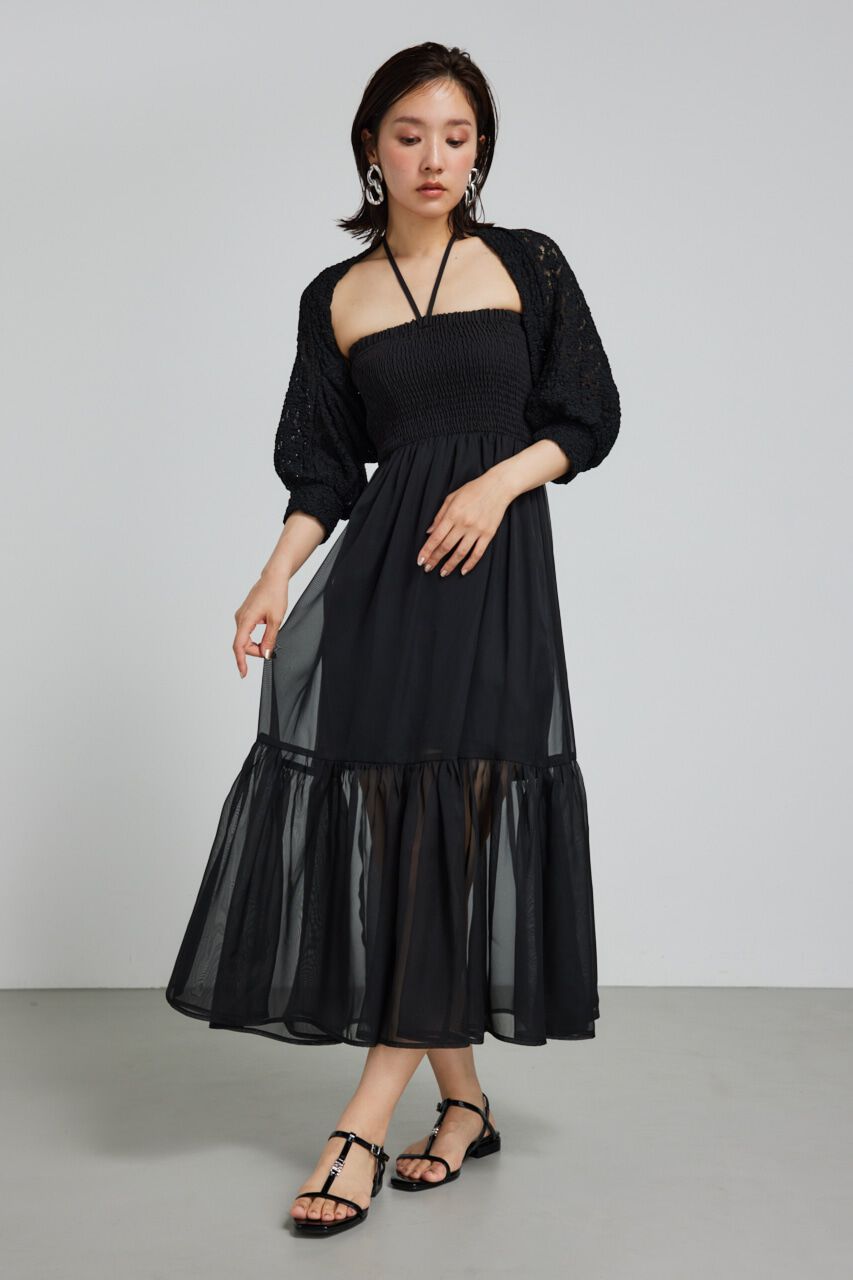 rienda「バンピーレースカーデ」|カーディガン|