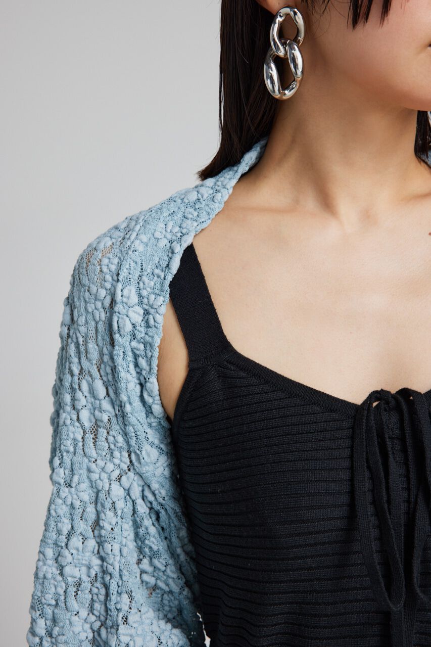 rienda「バンピーレースカーデ」|カーディガン|