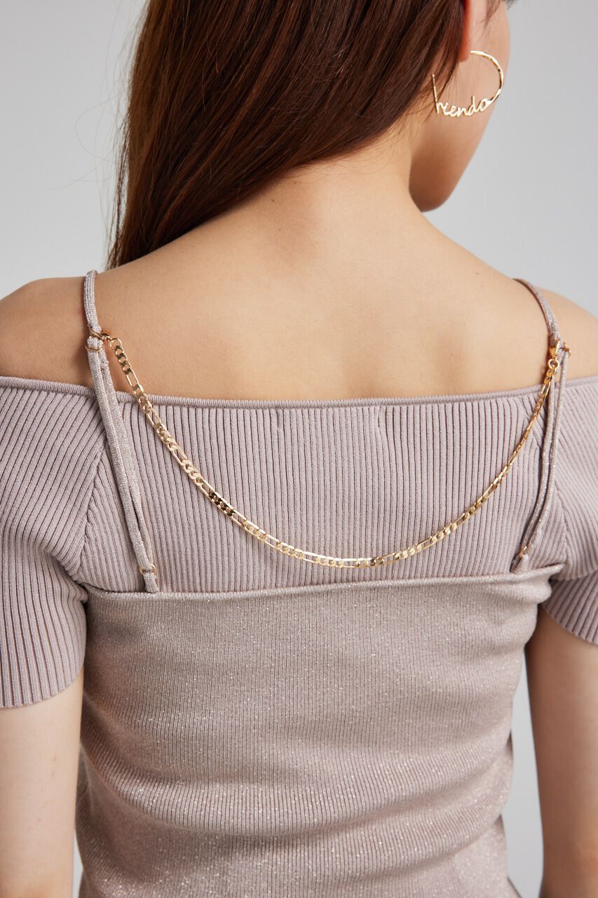 rienda「レイヤードニットトップス」|ニット・セーター|