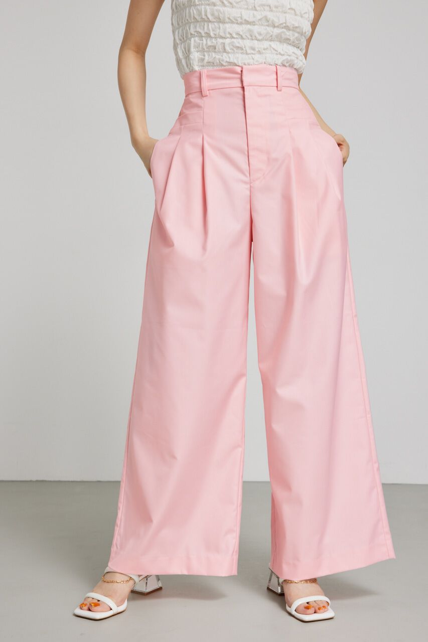 rienda「ポケットデザインタックワイドパンツ」|その他|