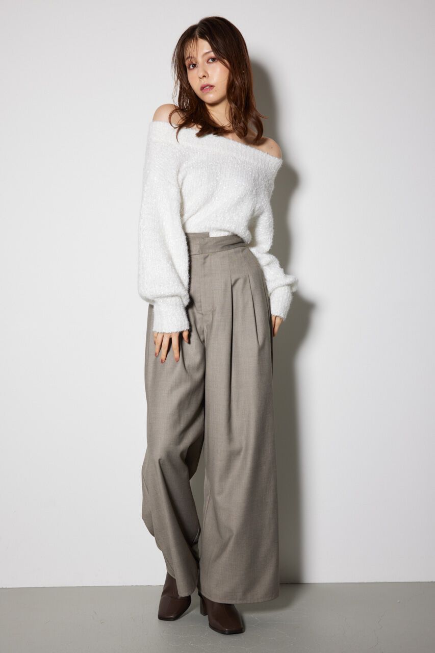 rienda「フラッフィーニットトップス」|ニット・セーター|