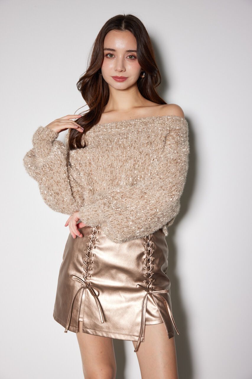 rienda「フラッフィーニットトップス」|ニット・セーター|