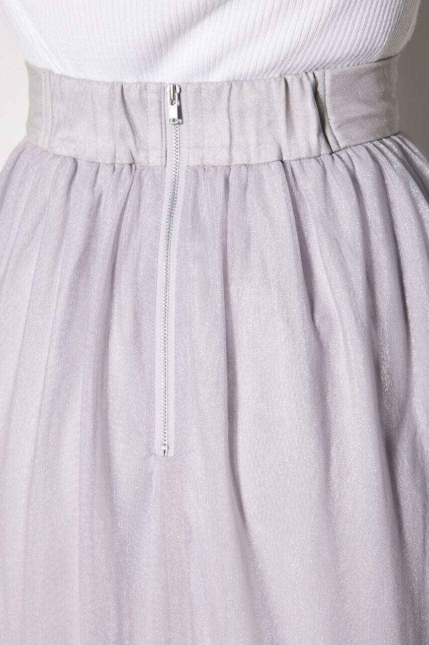 rienda「配色チュールティアードスカート」|スカート|