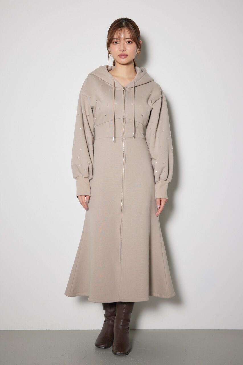 rienda「ビジュースウェットマーメイドワンピース」|ワンピース|