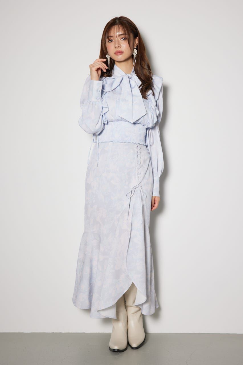 rienda「2WAYボウタイクロップドブラウス」|シャツ・ブラウス|