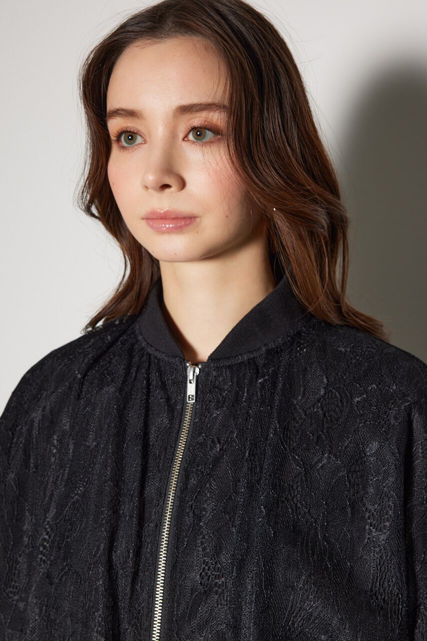 rienda「レースコンビMA-1」|ブルゾン・スタジャン|