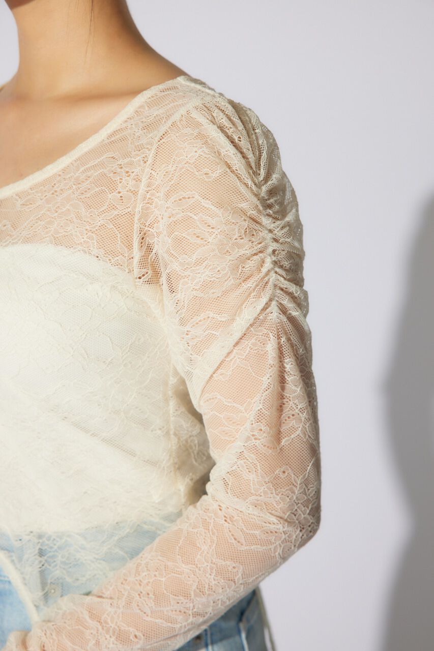 rienda「シアーレーストップス」|Tシャツ・カットソー|