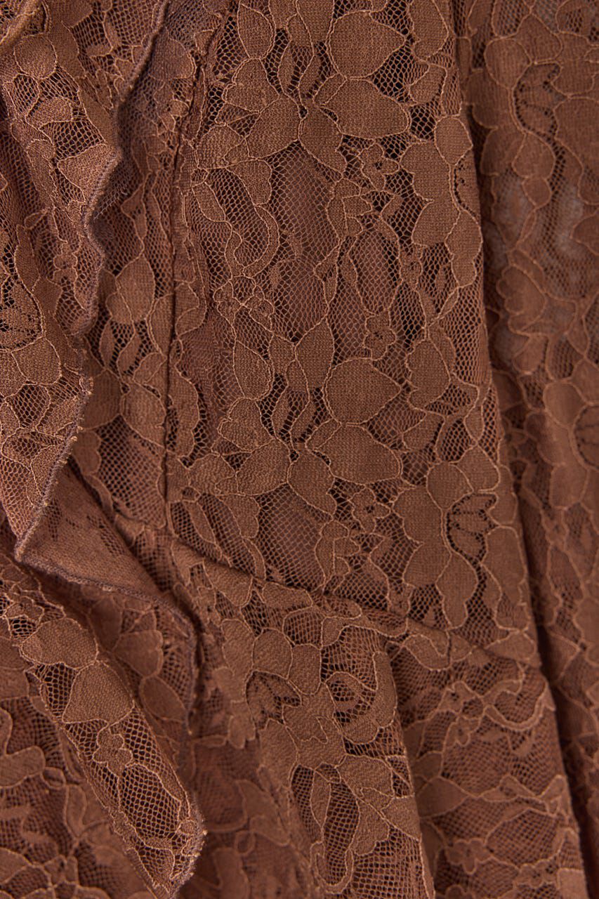 rienda「フリルレースブラウス」|シャツ・ブラウス|