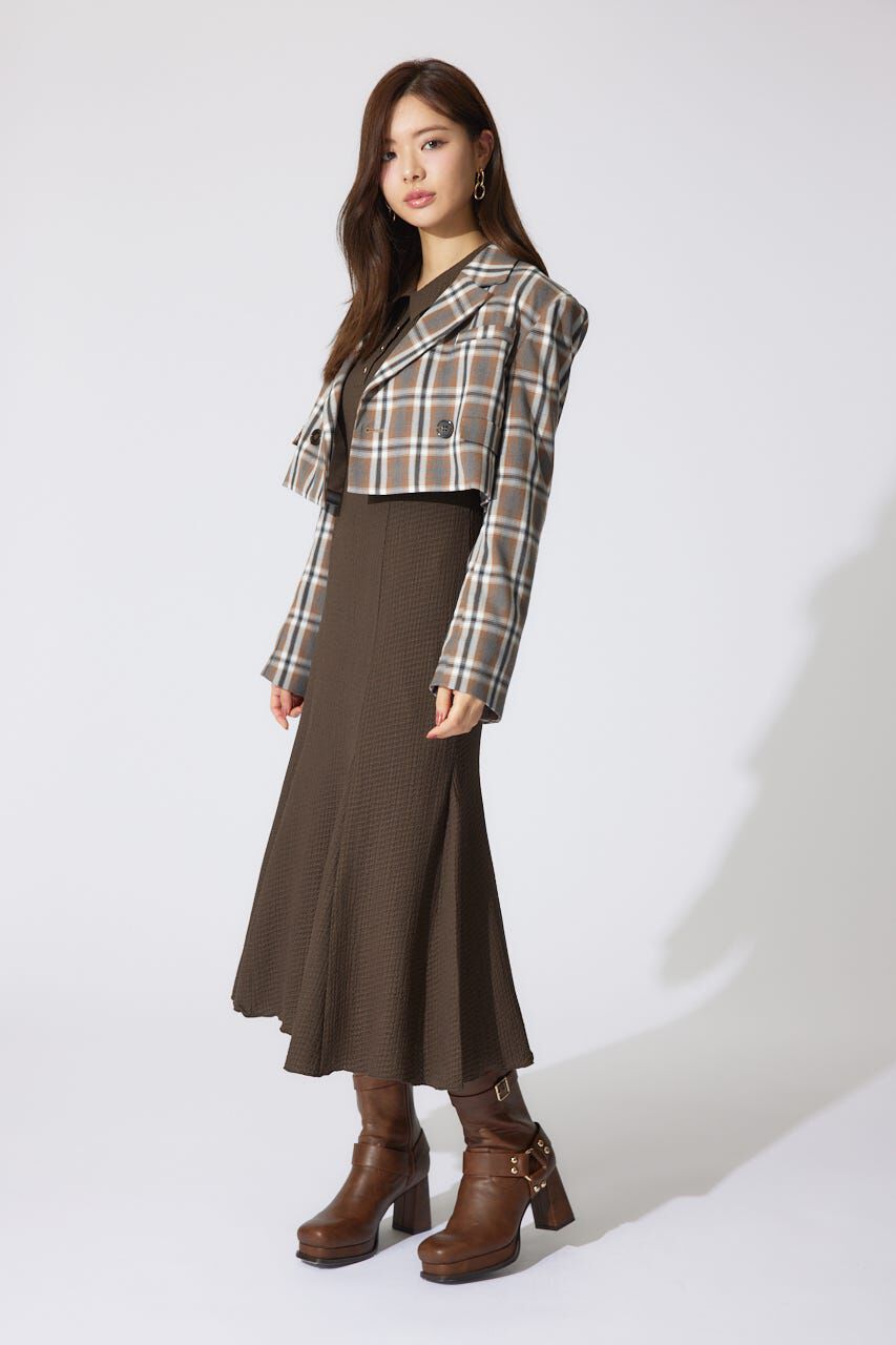 rienda「ダブルテーラードショートジャケット」|その他|