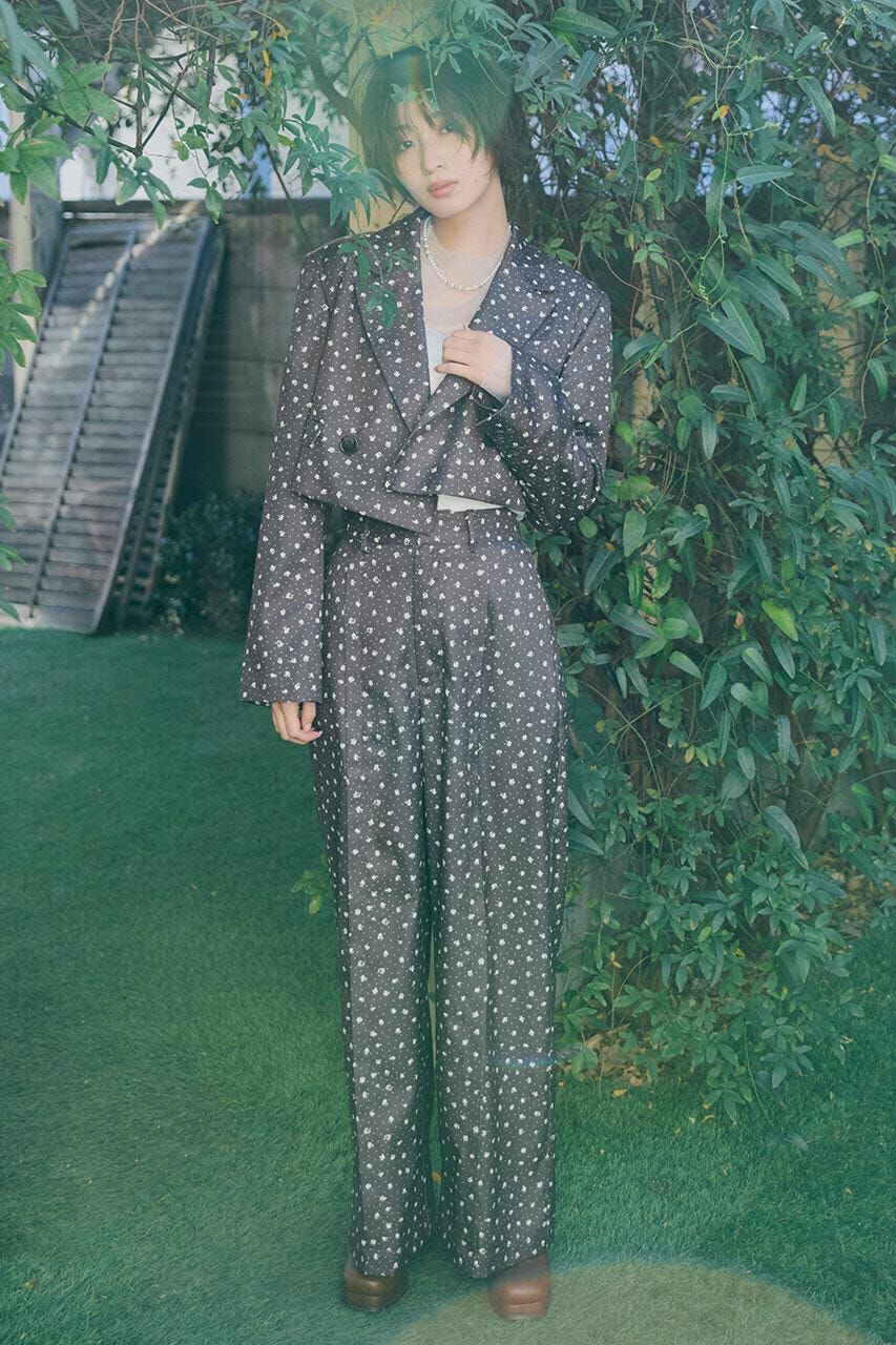 rienda「センターピンタックジャストウエストパンツ」|その他|