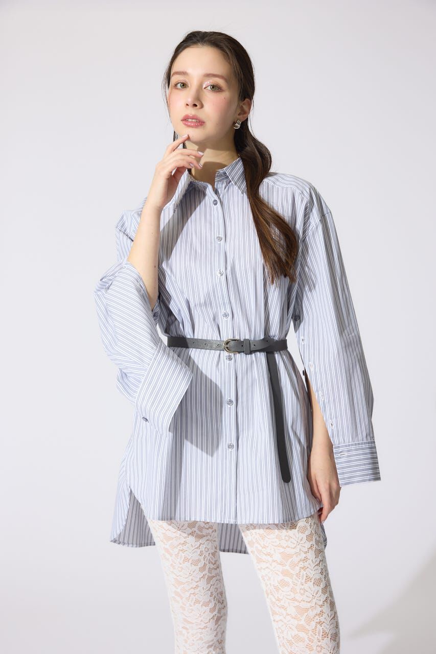 rienda「2WAYベルトセットシャツトップス」|シャツ・ブラウス|