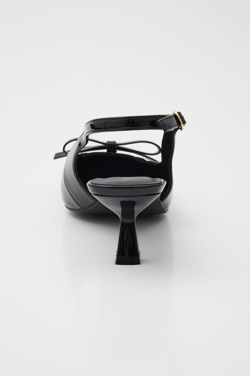 rienda「リボンエナメルミュール」|サンダル|