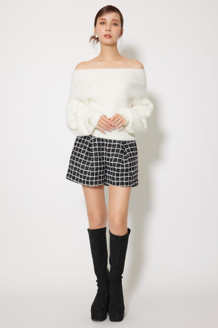 rienda「オフショルニットトップス」|ニット・セーター|