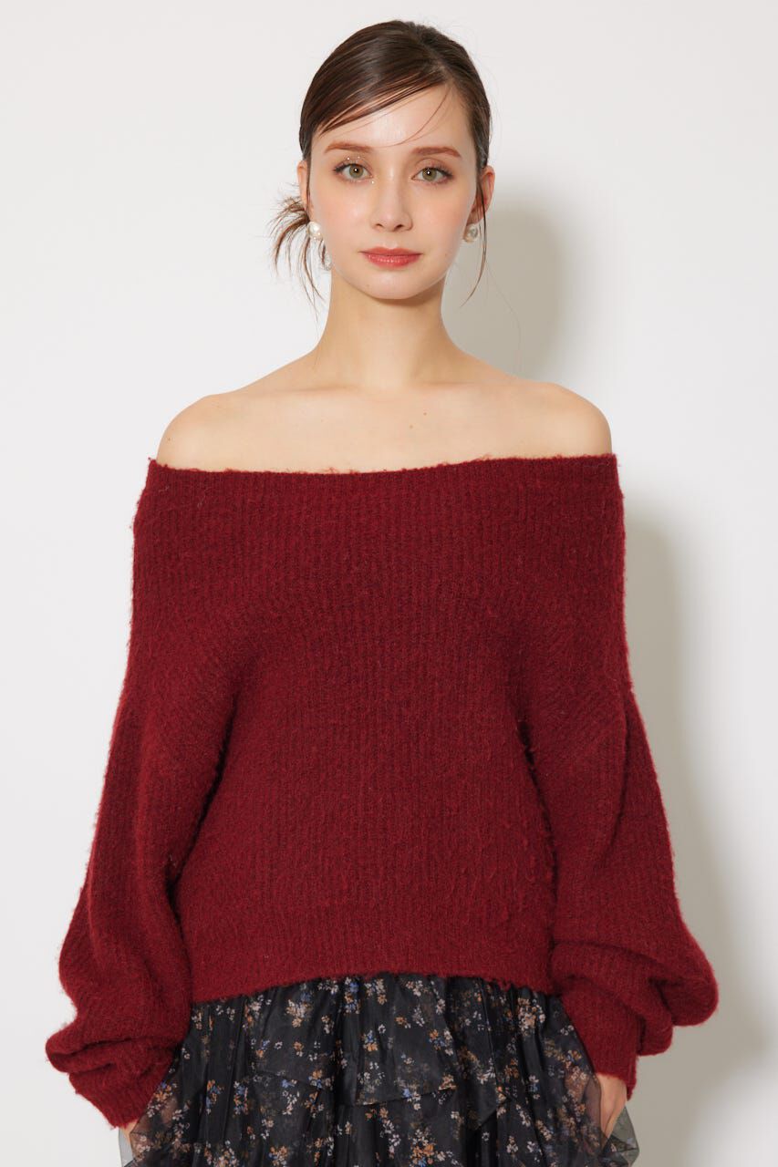 rienda「オフショルニットトップス」|ニット・セーター|