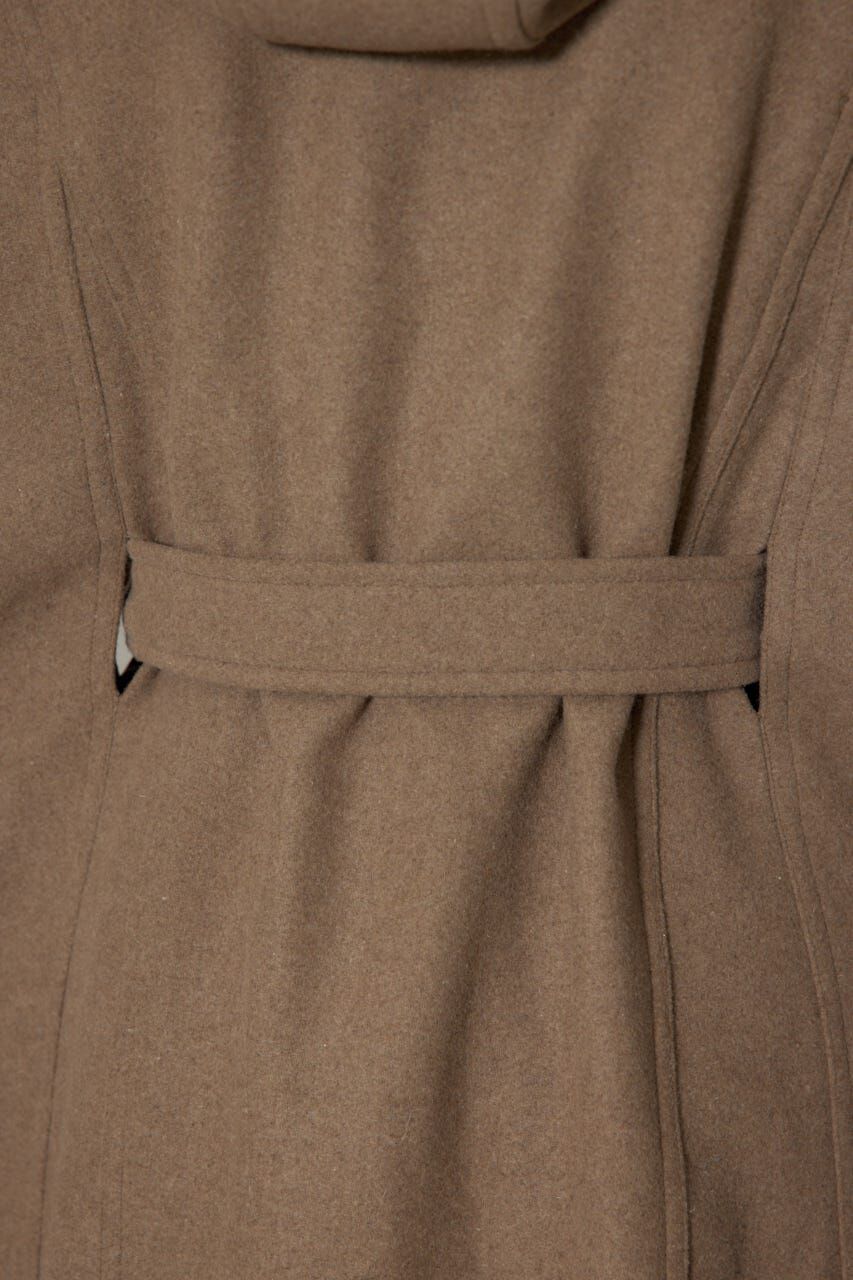 rienda「ウールMIXフードポンチョコート」|その他|