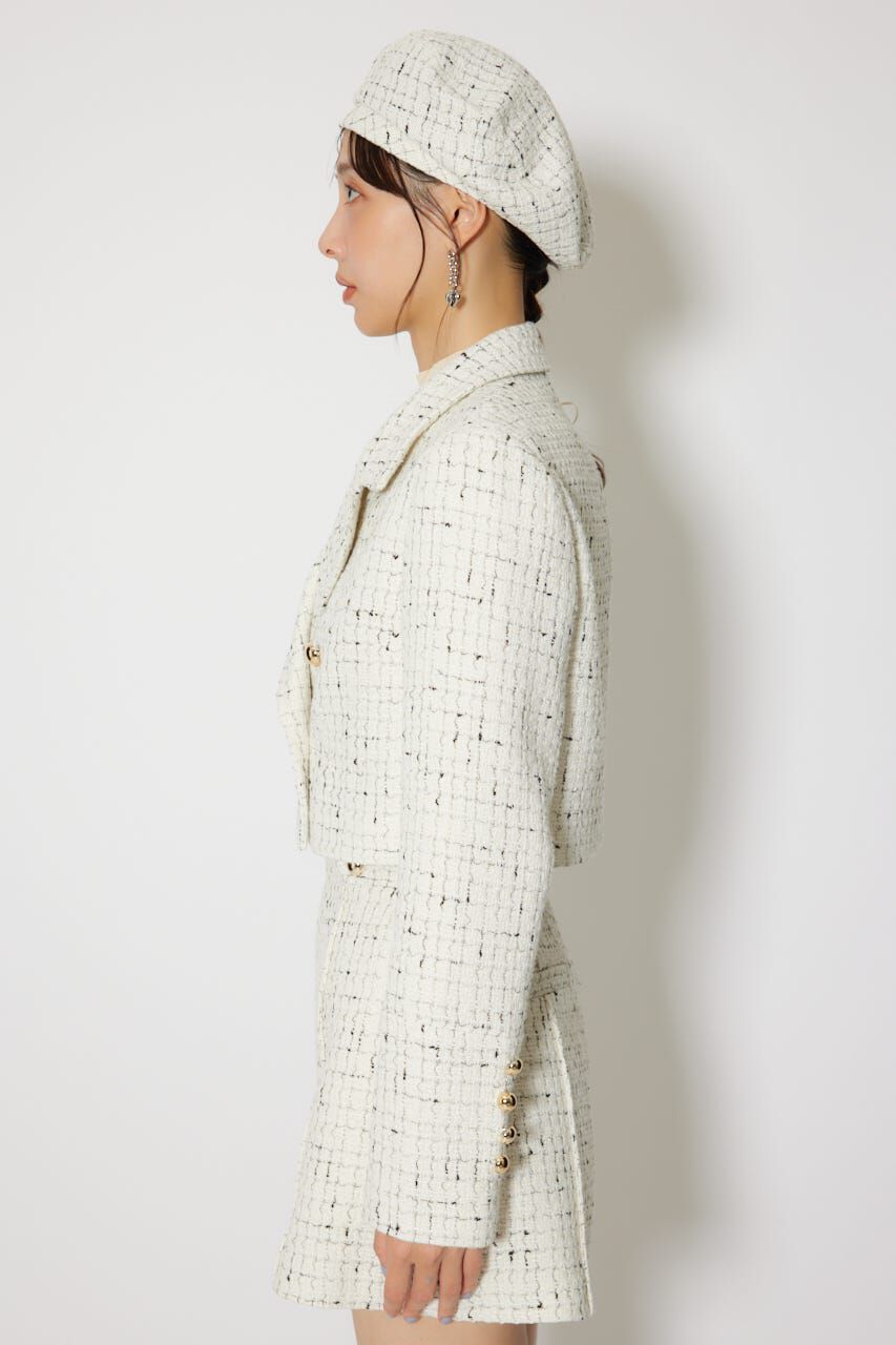 rienda「ツイードショートジャケット」|その他|