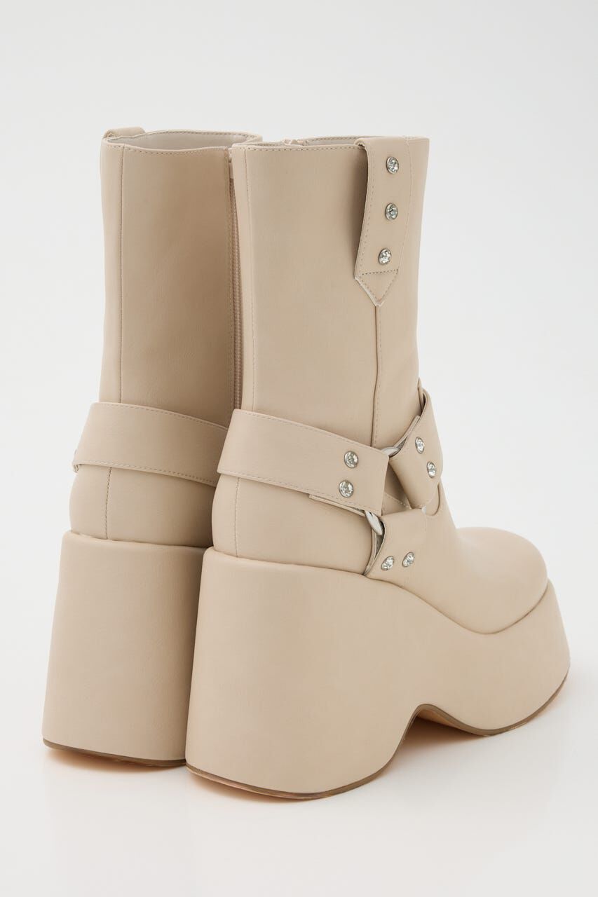 rienda「エンジニアウェッジヒールショートブーツ」|その他|