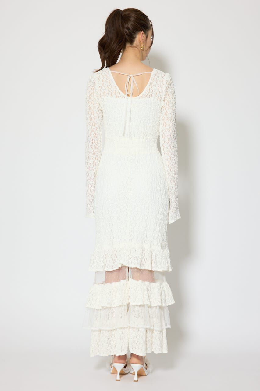 rienda「ティアードレースマーメイドワンピース」|ワンピース|