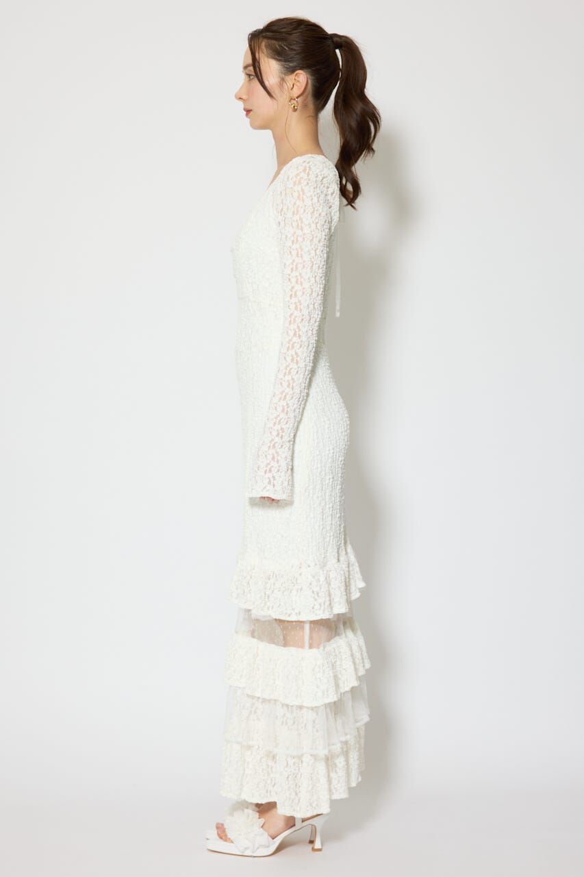 rienda「ティアードレースマーメイドワンピース」|ワンピース|