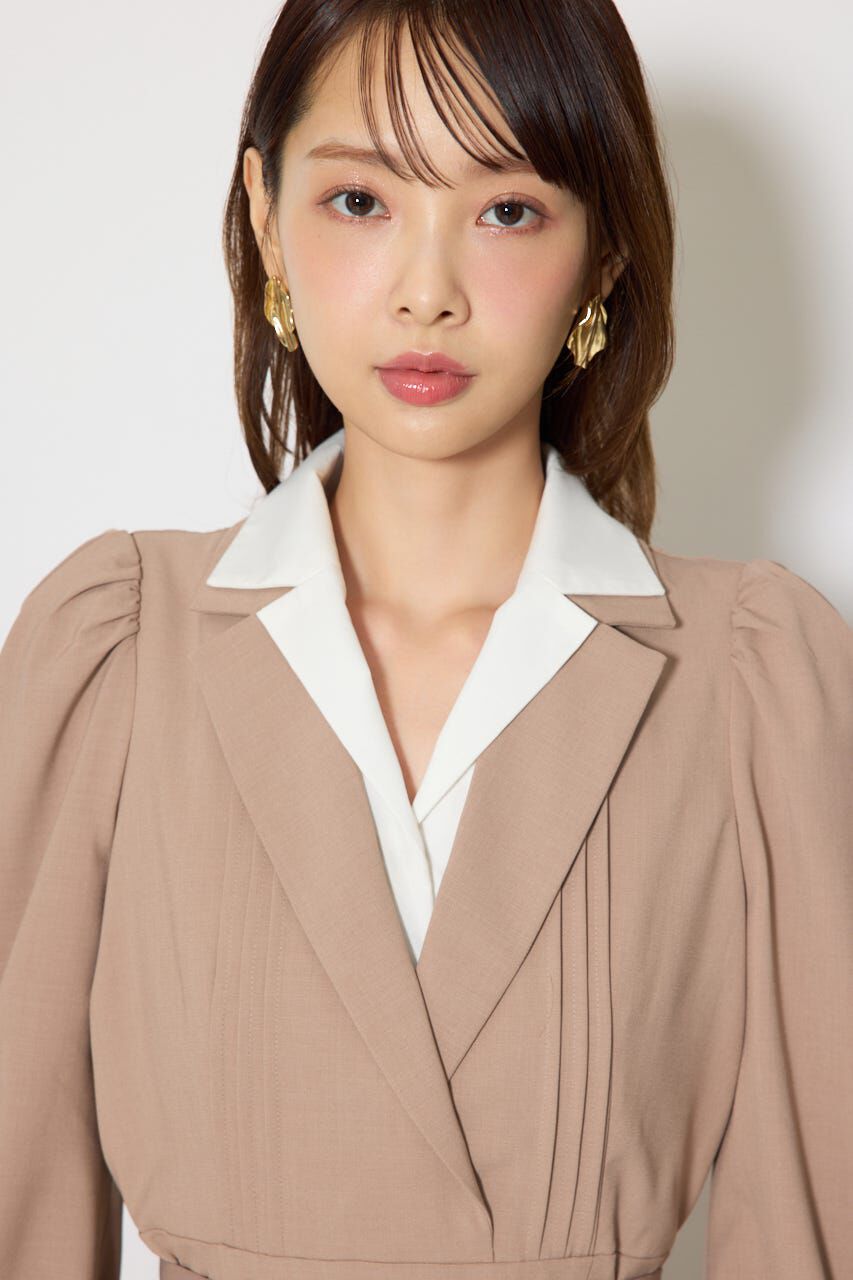 rienda「2WAYテーラーWカラーワンピース」|ワンピース|