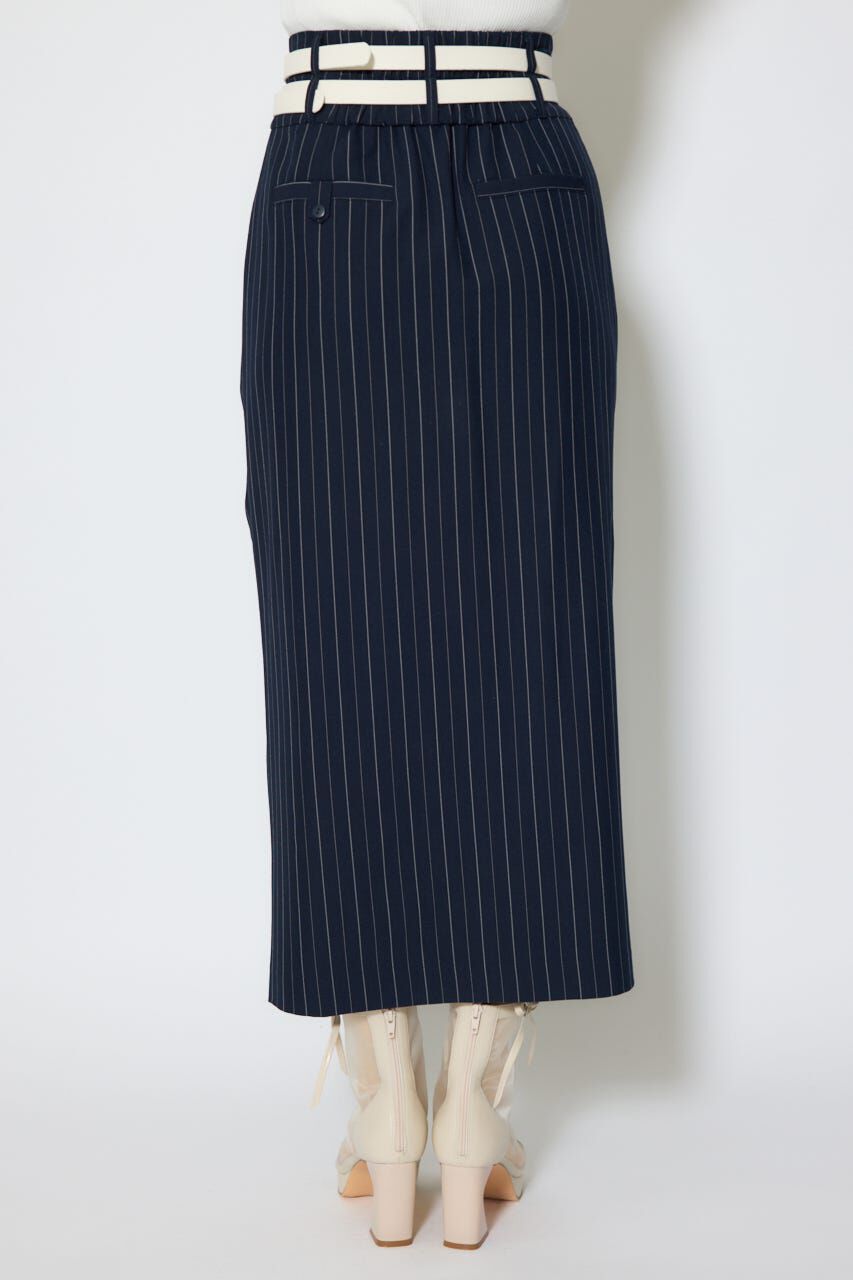 rienda「ダブルウエストデザインロングスカート」|スカート|